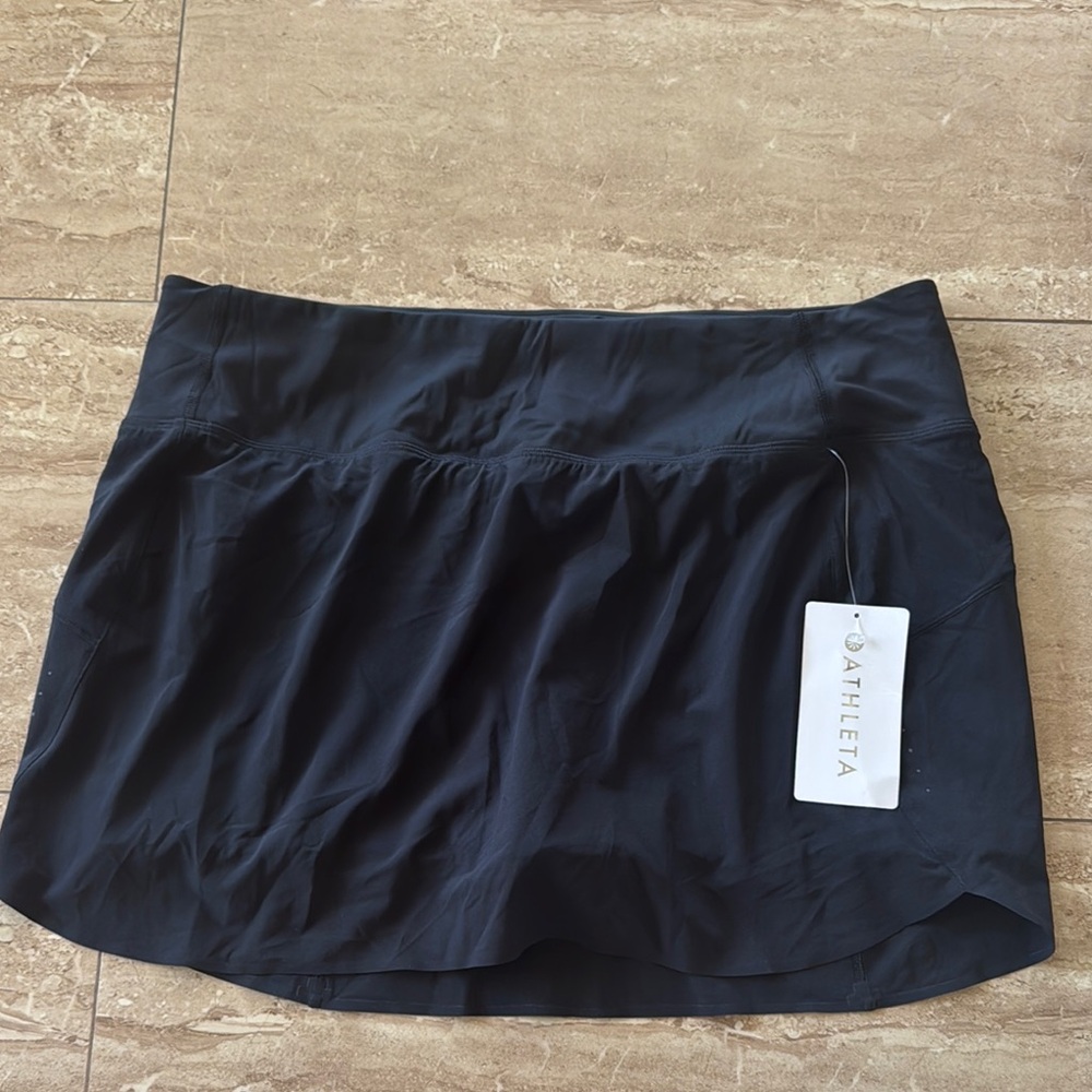 Athleta Black Skort